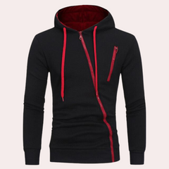 Nola | Eleganter und vielseitiger Sommer-Hoodie in Schwarz