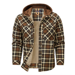 Luciano | Winterjacke in Kaffee
