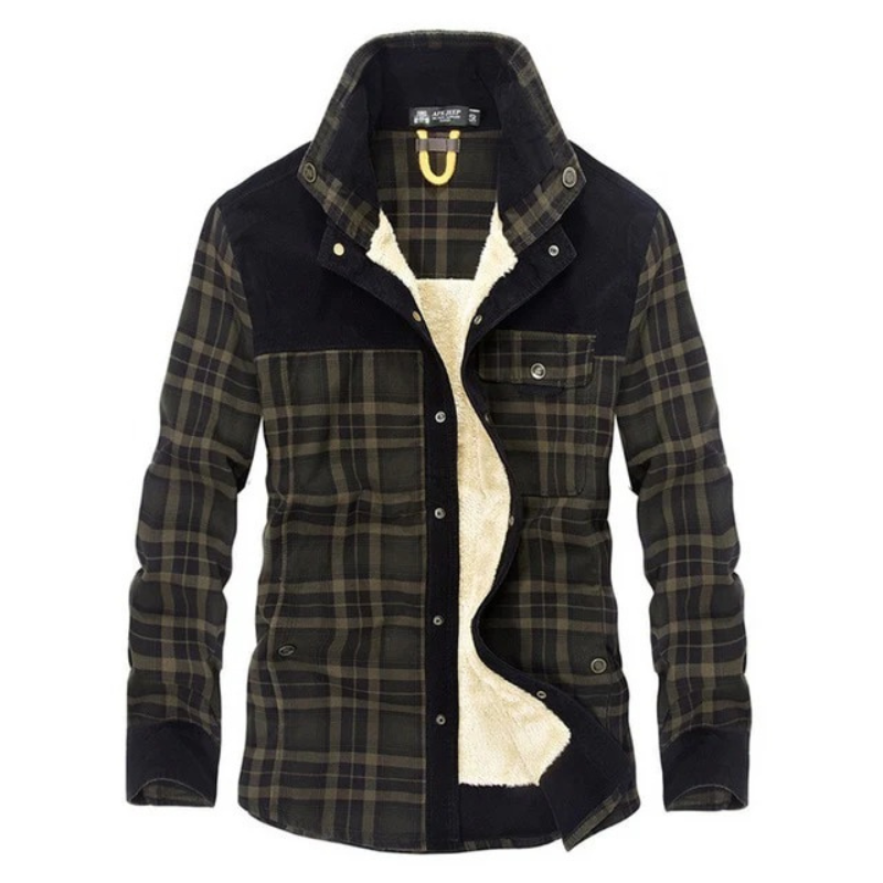 Karierte Vintage-Jacke für Herren | Winter