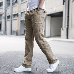 Lukas | Moderne Herren-Cargohose für Alltag & Freizeit in Khaki