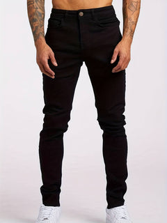 Kilian | Herren Slim Fit Five-Pocket Jeans in Schwarz
