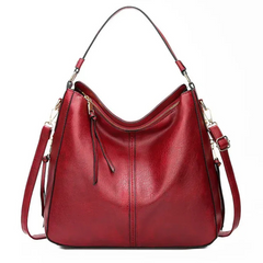 Klassisch elegante Damenhandtasche | Groß in Rot