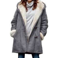 Klassische, bequeme Winterjacke - Larissa in Grau