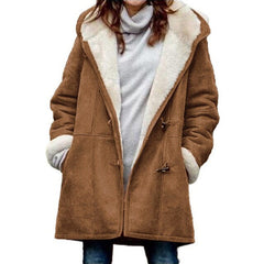 Klassische, bequeme Winterjacke - Larissa in Khakifarben