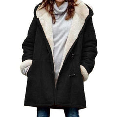Klassische, bequeme Winterjacke - Larissa in Schwarz