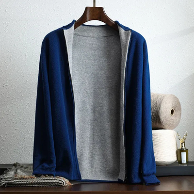 Klassische Herrenjacke mit Reißverschluss | Herbst