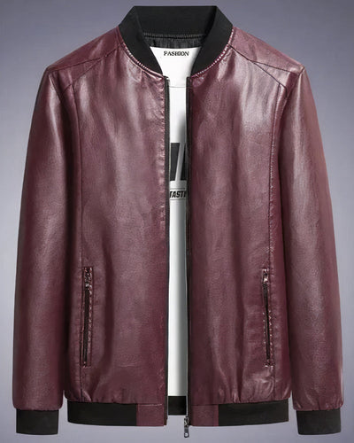 Klassische Lederjacke für Männer - Norwin