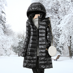 Klassische warme Winterjacke - Veronika in Schwarz