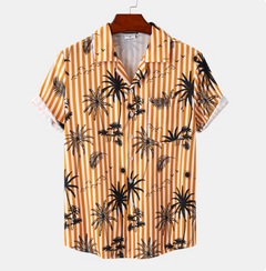 Klassisches hawaiianisches Hemd - Henry in Orange