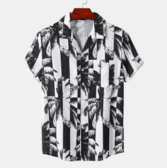 Klassisches hawaiianisches Hemd - Henry in Schwarz