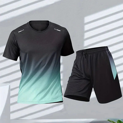 Klassisches Herren-Turnhemd & Shorts-Set | Sportlich