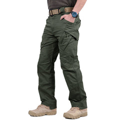 Klaus | Herren Robuste Outdoor Tactical Cargohose in Grün