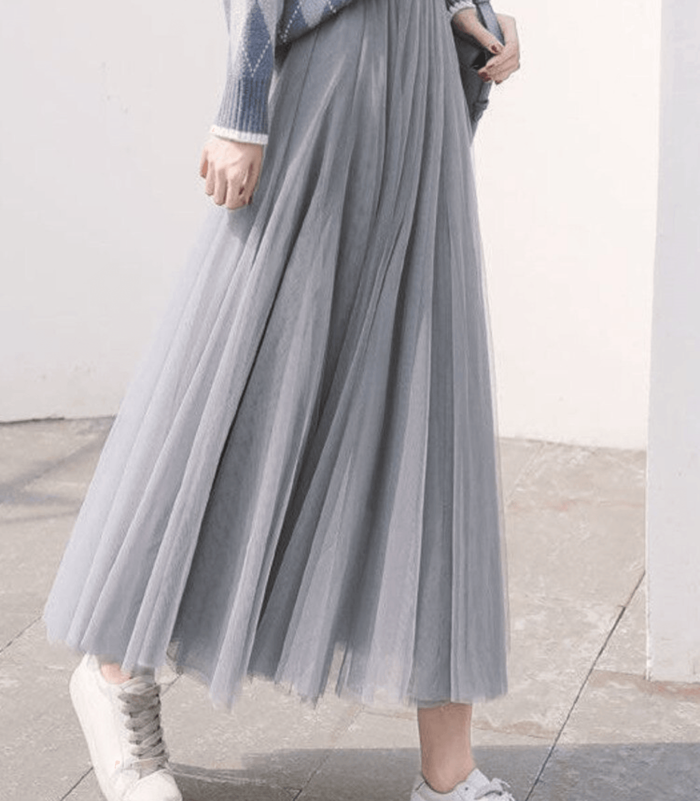 Althea - Knöchellanger Rock mit hoher Taille
