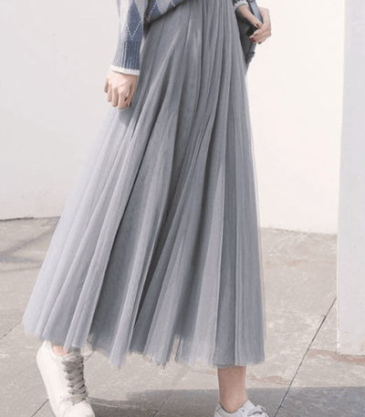 Althea - Knöchellanger Rock mit hoher Taille