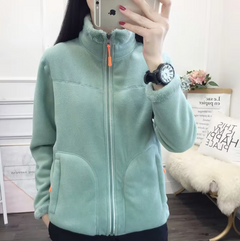 Warme Damen-Fleecejacke - Kira in Grün – Frauen