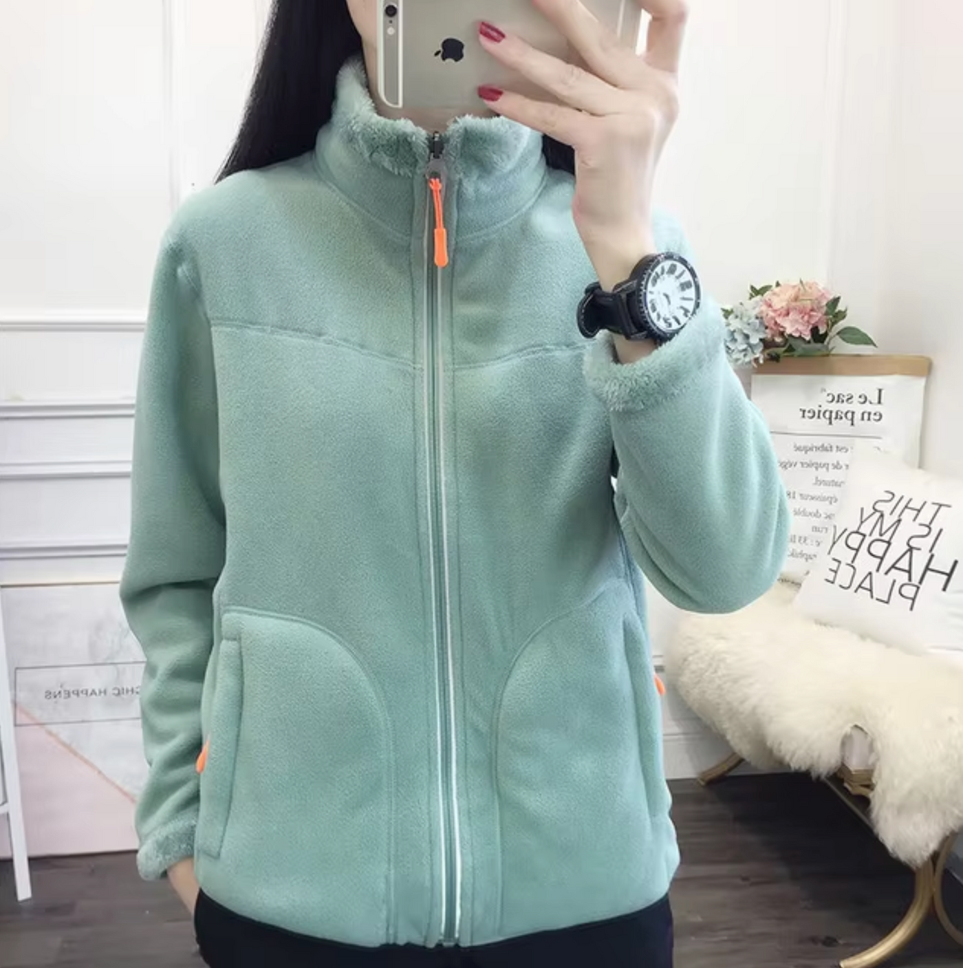 Warme Damen-Fleecejacke - Kira