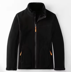 Warme Damen-Fleecejacke - Kira in Schwarz– Männer