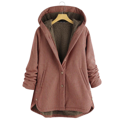 Plüsch-Kapuzenpullover für Frauen - Julianna