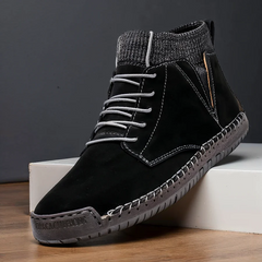 Bergmann Wildleder Schuhe in Schwarz
