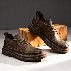 Bergmann Leder Sneaker in Braun