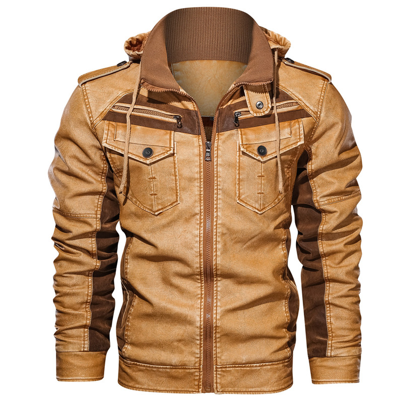 Lässige Lederjacke für Männer - Edmund