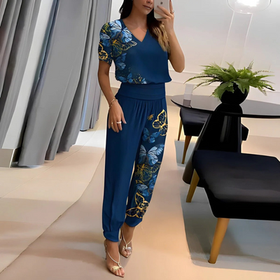 Lässige Bluse und Hose für Damen | Elegant