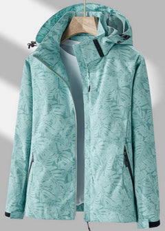 Lässige Jacke mit Kapuze - Jasmina in Grün