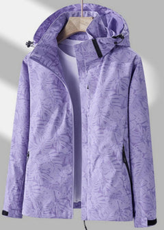 Lässige Jacke mit Kapuze - Jasmina in Lila
