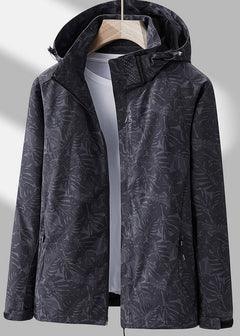 Lässige Jacke mit Kapuze - Jasmina in Schwarz