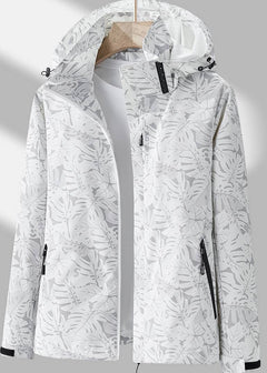 Lässige Jacke mit Kapuze - Jasmina in Weiß