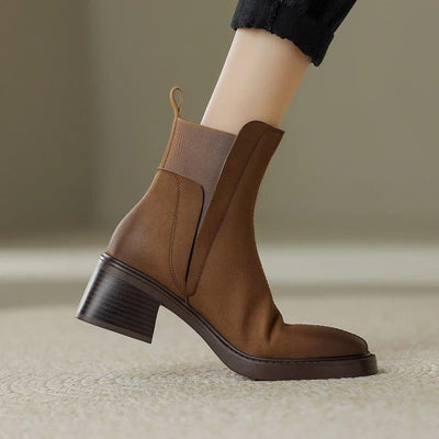 Lässige Lederstiefeletten für Frauen - Astoria