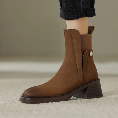 Lässige Lederstiefeletten für Frauen - Astoria