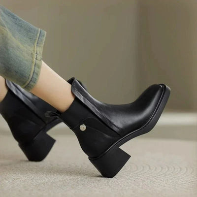 Lässige Lederstiefeletten für Frauen - Astoria