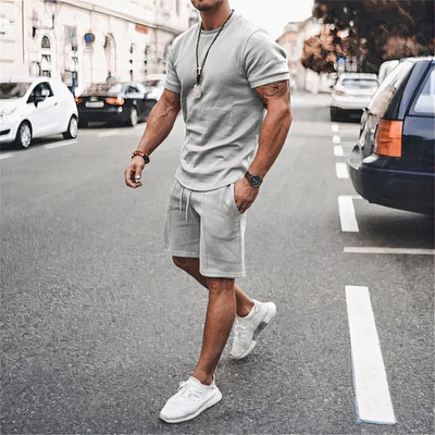 Lässige Shorts und T-Shirt für Herren | Kurzer hose