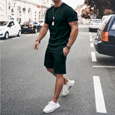 Lässige Shorts und T-Shirt für Herren | Kurzer hose