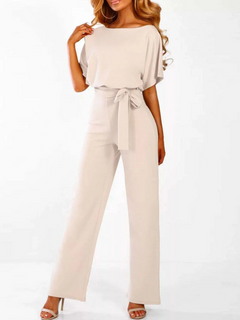 Lässiger Damen-Jumpsuit | Elegant in Beige