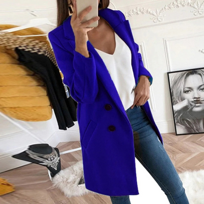 Lässiger Herbstmantel für Damen | Lang