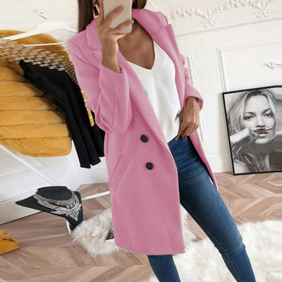 Lässiger Herbstmantel für Damen | Lang