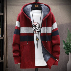 Lässiger Kapuzenpulli - Gudrun in Rot