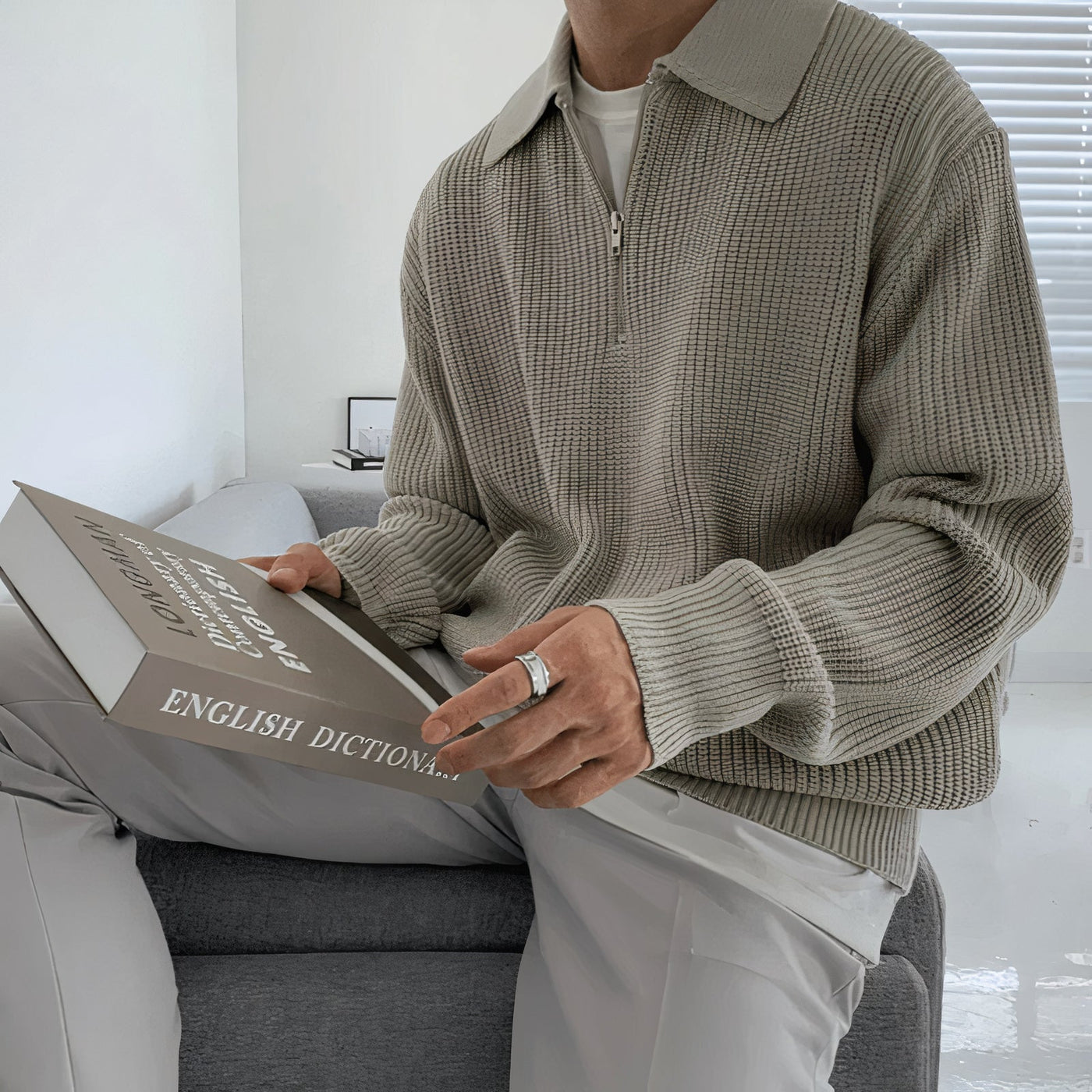 Lässiger warmer Pullover für Männer - Peter