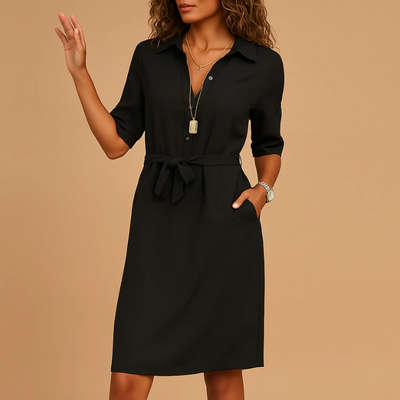 Lässiges Arbeitshemdkleid für Damen | Mini