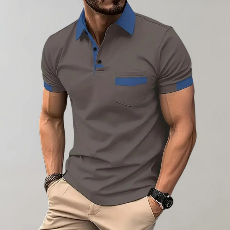 Lässiges klassisches Herren-Poloshirt | Kurzarm