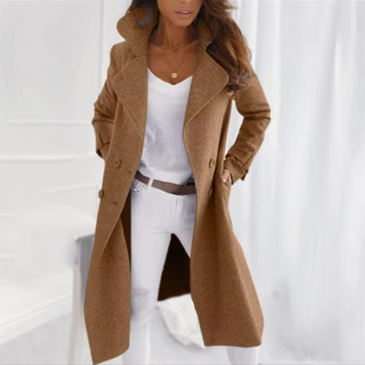 Langer Wintermantel für Damen | Warme