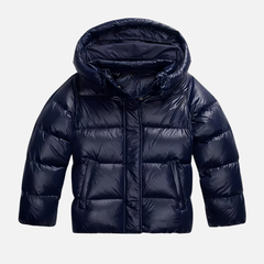 Laura | Damen Wärmende Gesteppte Daunenjacke in Marineblau
