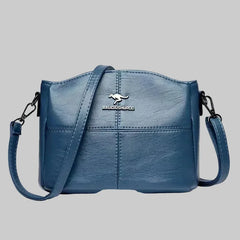 Marieke | Damen Geräumige Elegante Ledertasche in Hell Blau