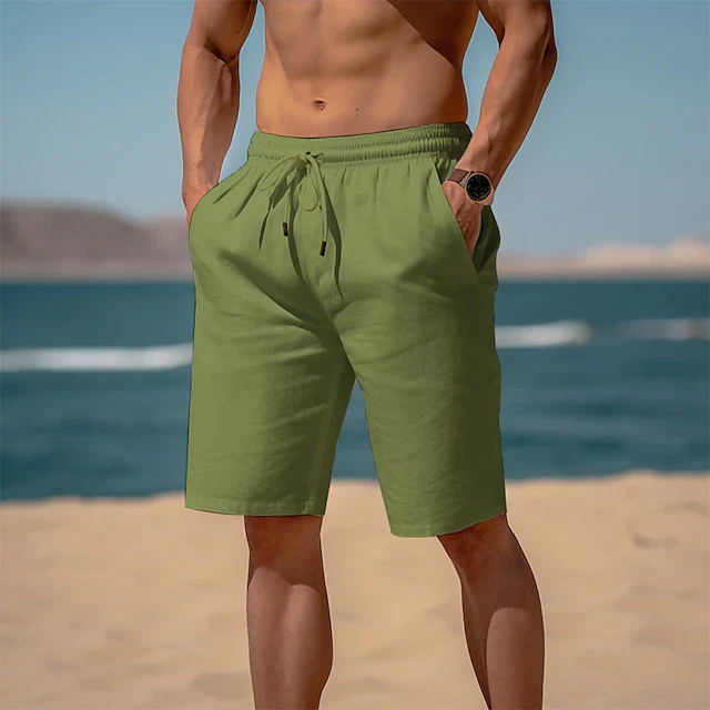 Stylische Leinenshorts für Männer - Gustavus