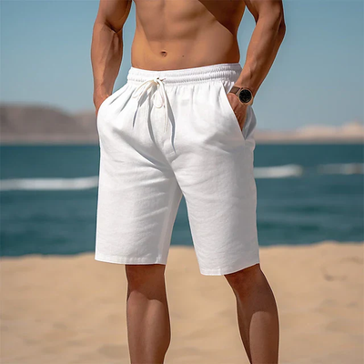 Stylische Leinenshorts für Männer - Gustavus