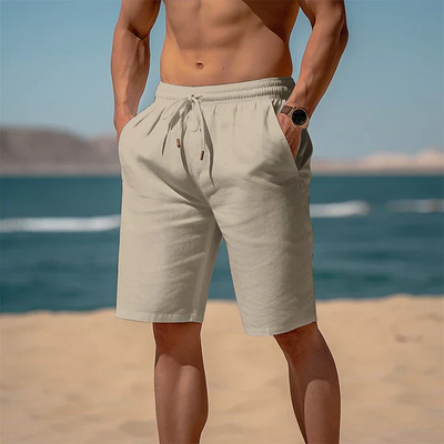 Stylische Leinenshorts für Männer - Gustavus