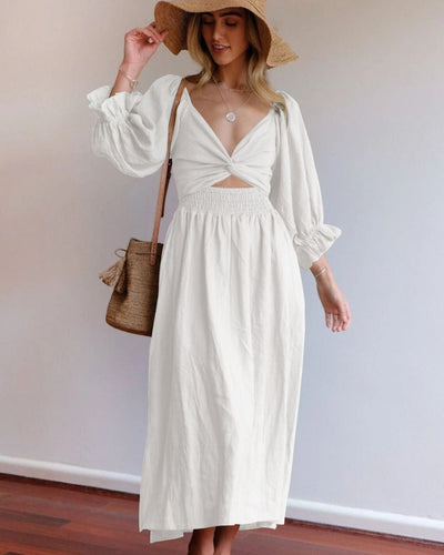 Luftiges Sommer Midikleid für Damen