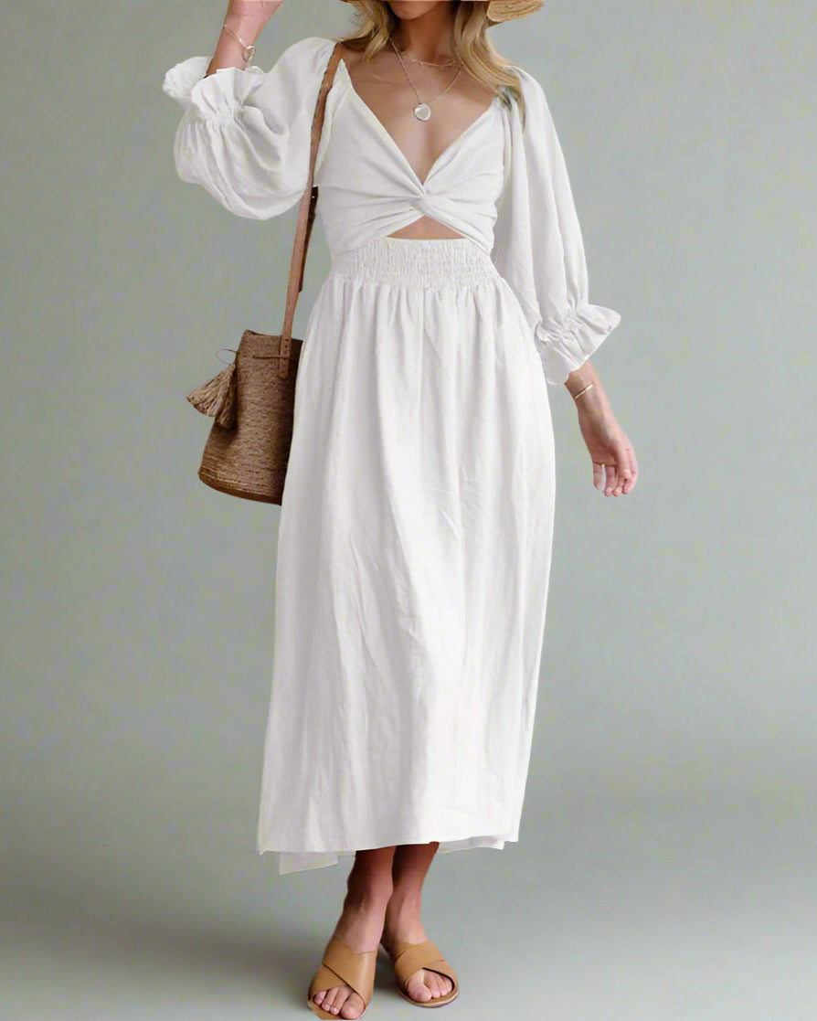 Luftiges Sommer Midikleid für Damen